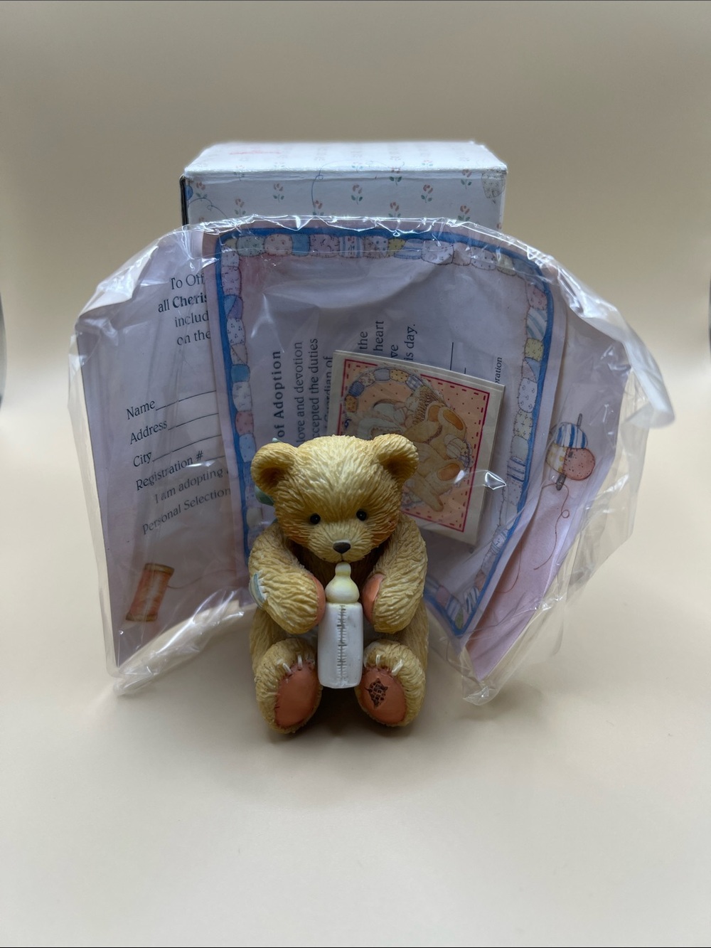 VTG 1993 Cherished Teddies "Billy" Figurine 624896 - Complete with Box & Papers